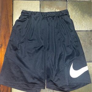 Nike black and white basketball shorts